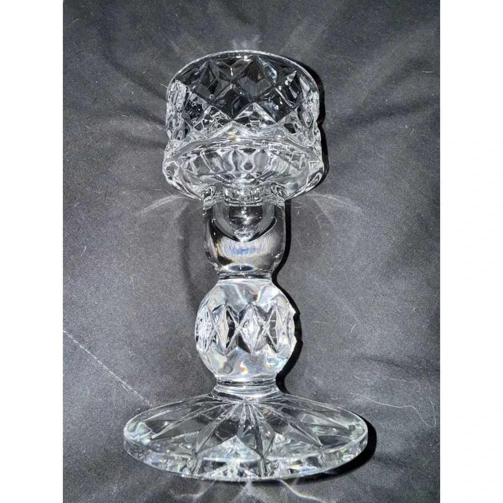 Vintage Crystal candle holder